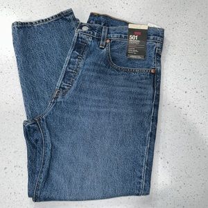 Levi’s 501 Original Cropped High Rise Jeans Size 30 x 26